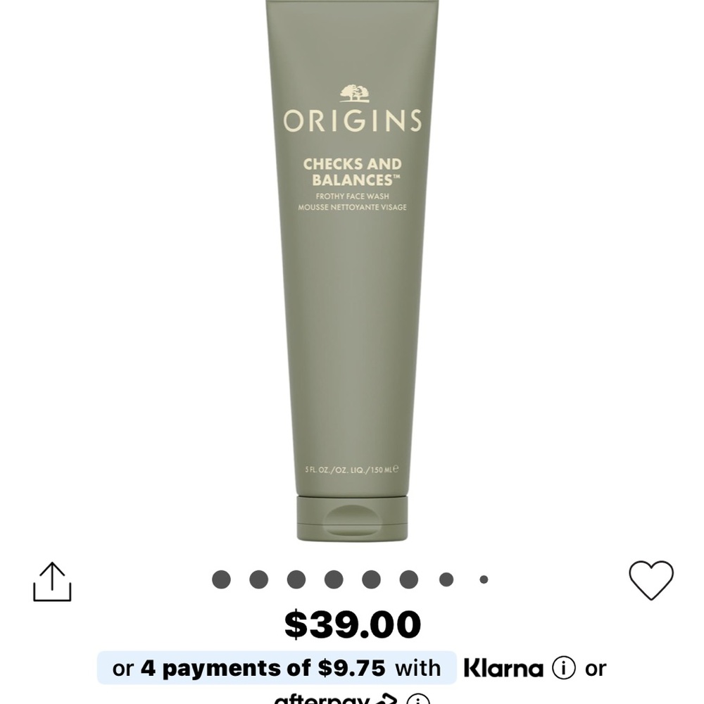 Origins Skincare Creamy White Face Wash